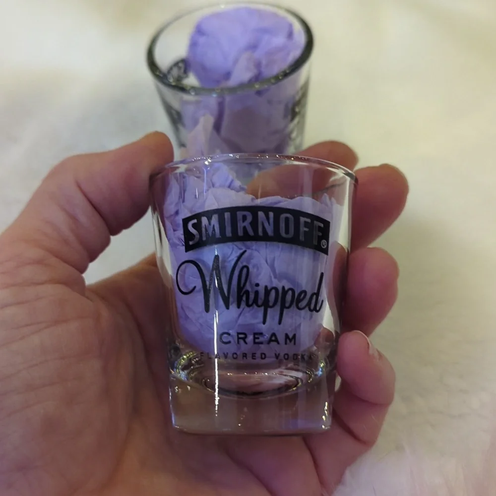 Smirnoff Whipped & Fluffed Shot Glasses